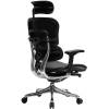 Кресло Comfort Seating Ergohuman Plus Lux Black для руководителя, эргономичное, кожа, цвет черный фото 5