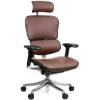 Кресло Comfort Seating Ergohuman Plus Lux Brown для руководителя, эргономичное, кожа, цвет коричневый фото 1