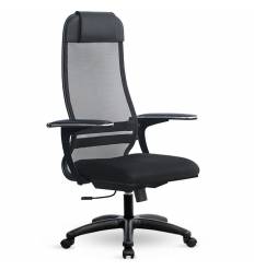 Кресло Metta SU-1-BP Комплект 14 черный для руководителя, сетка/ткань