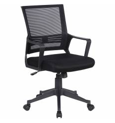 Компьютерное кресло BRABIX Balance MG-320, сетка/ткань, черное, фото 1
