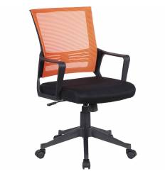 Компьютерное кресло BRABIX Balance MG-320, сетка/ткань, оранжевое/черное, фото 1