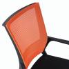 Кресло BRABIX Balance MG-320 для оператора, сетка/ткань, оранжевое/черное фото 6