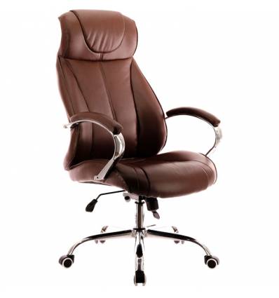 Кресло EVERPROF Forum TM PU Brown для руководителя, экокожа, цвет коричневый