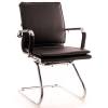 Кресло EVERPROF NEREY CF PU Black для посетителя, экокожа, цвет черный