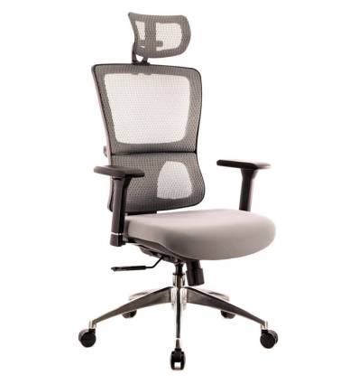 Кресло EVERPROF Everest S Grey для руководителя, сетка/ткань, цвет серый