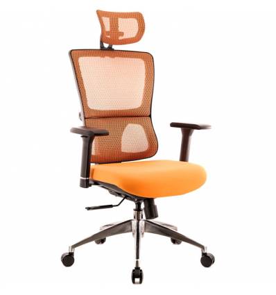 Кресло EVERPROF Everest S Orange для руководителя, сетка/ткань, цвет оранжевый