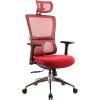 Кресло EVERPROF Everest S Red для руководителя, сетка/ткань, цвет красный фото 1