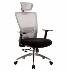 Кресло эргономичное EVERPROF Polo S Grey, сетка/ткань, цвет серый/черный фото 1