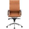 Кресло LMR-101F/light brown для руководителя, экокожа, цвет светло-коричневый фото 2