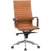 Кресло LMR-101F/light brown для руководителя, экокожа, цвет светло-коричневый фото 3