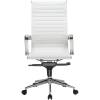 Кресло LMR-101F/white для руководителя, экокожа, цвет белый фото 2