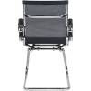 Кресло LMR-102N/mesh black для посетителя, сетка, цвет черный фото 5