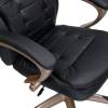 Кресло LMR-106B/black для руководителя, экокожа, цвет черный фото 8
