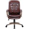 Кресло LMR-106B/brown для руководителя, экокожа, цвет коричневый фото 2