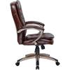 Кресло LMR-106B/brown для руководителя, экокожа, цвет коричневый фото 4