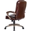 Кресло LMR-106B/brown для руководителя, экокожа, цвет коричневый фото 6