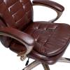 Кресло LMR-106B/brown для руководителя, экокожа, цвет коричневый фото 8