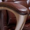 Кресло LMR-106B/brown для руководителя, экокожа, цвет коричневый фото 9