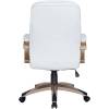 Кресло LMR-106B/white для руководителя, экокожа, цвет белый фото 5