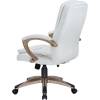 Кресло LMR-106B/white для руководителя, экокожа, цвет белый фото 6