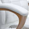 Кресло LMR-106B/white для руководителя, экокожа, цвет белый фото 10