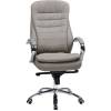 Кресло LMR-108F/grey  для руководителя, экокожа, цвет серый фото 3