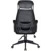 Кресло LMR-109BL/black для руководителя, сетка/ткань, цвет черный, пластик фото 5