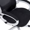 Кресло LMR-109BL/white для руководителя, сетка/ткань, цвет черный, пластик белый фото 8