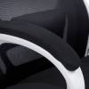 Кресло LMR-109BL/white для руководителя, сетка/ткань, цвет черный, пластик белый фото 10