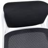 Кресло LMR-109BL/white для руководителя, сетка/ткань, цвет черный, пластик белый фото 11