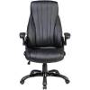 Кресло LMR-112B/black для руководителя, экокожа, цвет черный фото 2