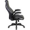Кресло LMR-112B/black для руководителя, экокожа, цвет черный фото 4