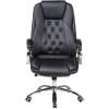 Кресло LMR-116B/black для руководителя, экокожа, цвет черный фото 2