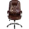 Кресло LMR-116B/brown для руководителя, экокожа, цвет коричневый фото 2