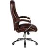 Кресло LMR-116B/brown для руководителя, экокожа, цвет коричневый фото 4