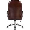 Кресло LMR-116B/brown для руководителя, экокожа, цвет коричневый фото 5