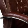 Кресло LMR-116B/brown для руководителя, экокожа, цвет коричневый фото 9