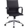 Кресло LMR-118B/black для руководителя, экокожа, цвет черный