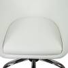 Кресло LM-9500 белый для персонала, хром, экокожа фото 5