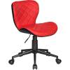 Кресло LM-9700 красно-черное для персонала, экокожа фото 3