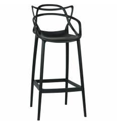 Барный стул DOBRIN Masters Bar LMZL-PP601C черный, пластиковый фото 1