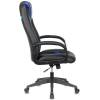 Кресло Бюрократ VIKING-8N/BL-BLUE игровое, экокожа, цвет черный/синий фото 3