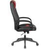 Кресло Бюрократ VIKING-8N/BL-RED игровое, экокожа, цвет черный/красный фото 3