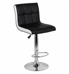 Барный стул Олимп WX-2318B черный, экокожа фото 1