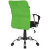 Кресло Riva Chair 8075 зеленый для оператора, хром, спинка сетка фото 4