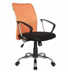 Riva Chair Smart m 8075 оранжевое, хром, спинка сетка фото 1