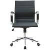 Кресло Riva Chair 6002-2 S черное для руководителя, хром, экокожа фото 2