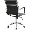 Кресло Riva Chair 6002-2 S черное для руководителя, хром, экокожа фото 4