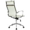 Кресло Riva Chair 6002-1 S бежевое для руководителя, хром, экокожа фото 4