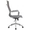 Кресло Riva Chair 6002-1 S серое для руководителя, хром, экокожа фото 3